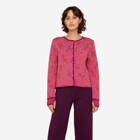 Impressionist Cardigan Rosa