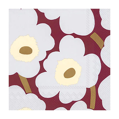 Marimekko - Unikko Papirservietter 33x33cm - Norway Designs