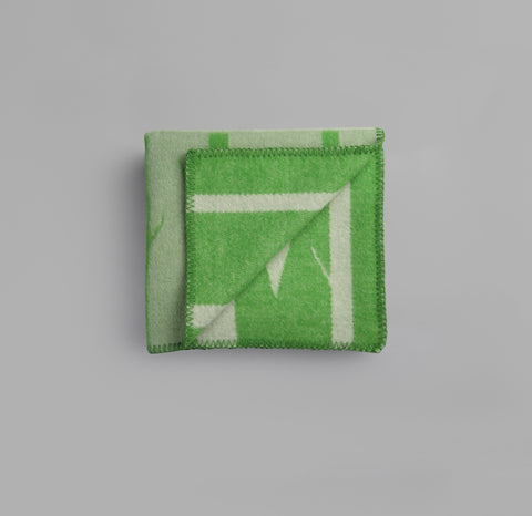 Røros Tweed Krokodille Halvpledd Grønn/Natur - Norway Designs