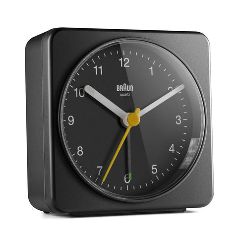 Braun Klassisk Analog Vekkerklokke BC03 Sort - Norway Designs