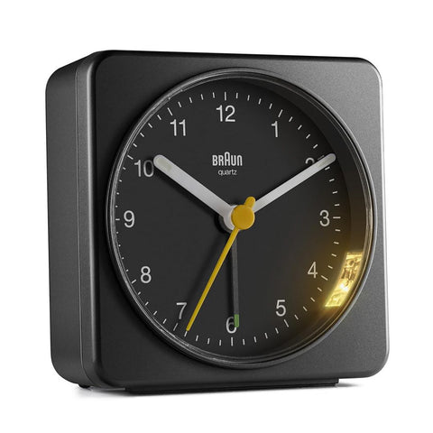 Braun Klassisk Analog Vekkerklokke BC03 Sort - Norway Designs