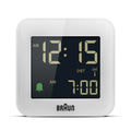 Braun Digital Vekkerklokke Liten BC08W RC Hvit - Norway Designs