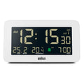 Braun Digital Vekkerklokke Dato/Temperatur Hvit - Norway Designs