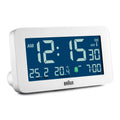 Braun Digital Vekkerklokke Dato/Temperatur Hvit - Norway Designs