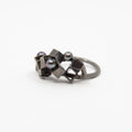 Alma Sophia Design - Cluster Ring Rhodium/Perle - Norway Designs