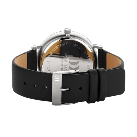 Danish Design - Måne Armbåndsur 39mm Sort/Sølv - Norway Designs