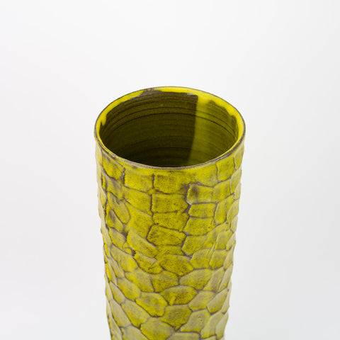 Henrik Rasmussen Vase Sylinder Gul - Norway Designs