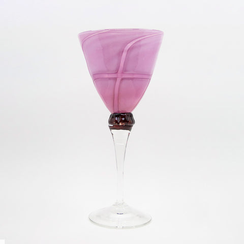 Irene Harvik - Kunstglass Rosa Kryss -Norway Designs