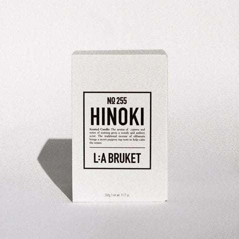 L:A Bruket - Duftlys Hinoki No255 260g - Norway Designs