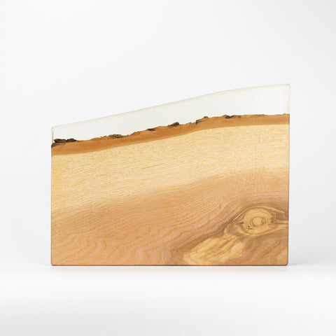 Wooden tray Ash/Ecoepoxy 20x25cm