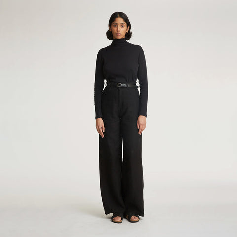 Livid Nil Turtleneck Sort - Norway Designs