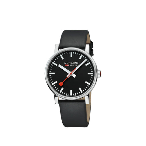 Mondaine Evo2 Armbåndsur 43mm Giant Sort/Sort - Norway Designs