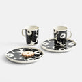 Marimekko - Unikko Kopp 2,5dl Hvit/Sort - Norway DesignsMarimekko - Oiva Unikko-Sort - Norway Designs