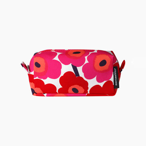 Marimekko Tiise Mini Unikko Toalettmappe Rød/Hvit - Norway Designs