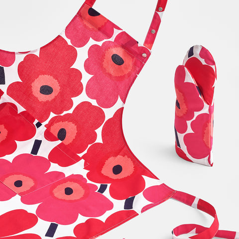 Marimekko - Unikko - Grytevott - Rød/Hvit - Norway Designs