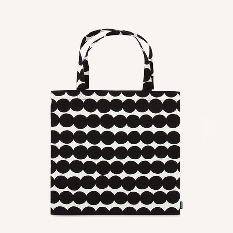 Marimekko - Pieni Räsymatto Handlenett Sort/Hvit - Norway Designs