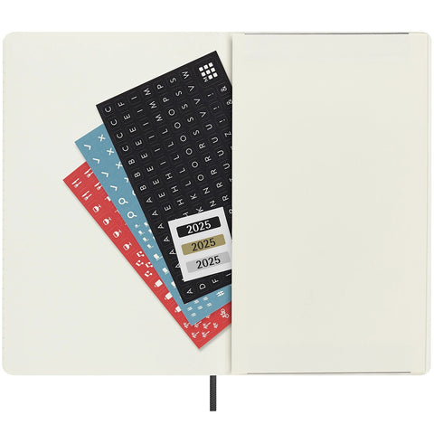 Planner 2025 12m Soft L. Uke/Notat - Svart