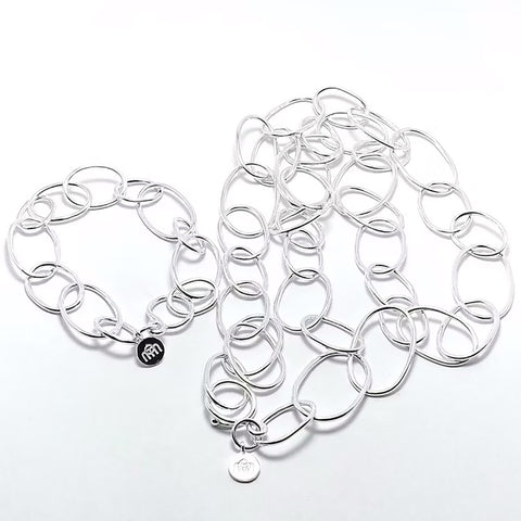 MoM of Sweden Long Link Halskjede  og armbånd - Norway Designs