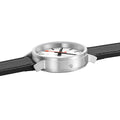 Mondaine Stop2go Armbåndsur 41mm Hvit/Sort - Norway Designs