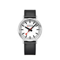 Mondaine Stop2go Armbåndsur 41mm Hvit/Sort - Norway Designs