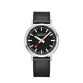 Mondaine Stop2go Armbåndsur 41mm Sort/Sort - Norway Designs