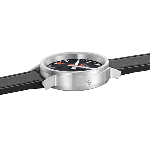 Mondaine Stop2go Armbåndsur 41mm Sort/Sort - Norway Designs