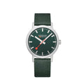 Mondaine - Classic Armbåndsur 40mm Grønn - Norway Designs