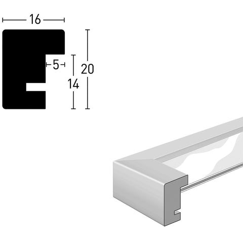 Nielsen - Quadrum Ramme A4 Eik - Norway DesignsNielsen Quadrum Ramme 70x100cm Eik - Norway Designs