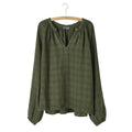 Nygårdsanna - Tunic Blouse Green Check - Norway Designs