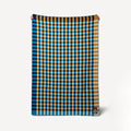 Oleana - Gingham Pledd Chlorophyll - Norway Designs