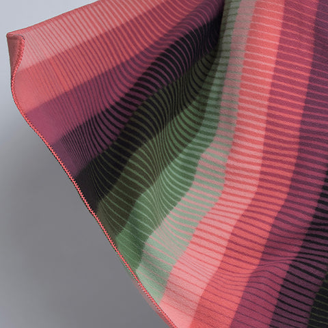 Åsmund Gradient Pledd Rosa/Grønn - Norway Designs