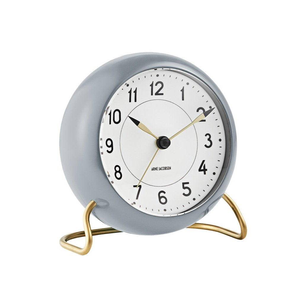 Rosendahl AJ Station Alarm Clock 11cm Grey White