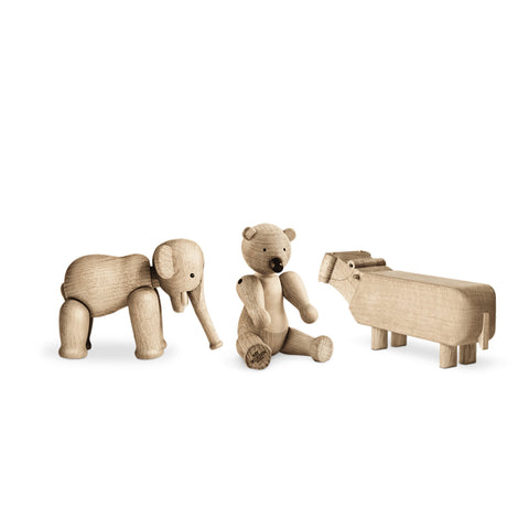 Kay Boyesen - Liliput Elefant, Flodhest Og Bjørn Eik - Norway Designs