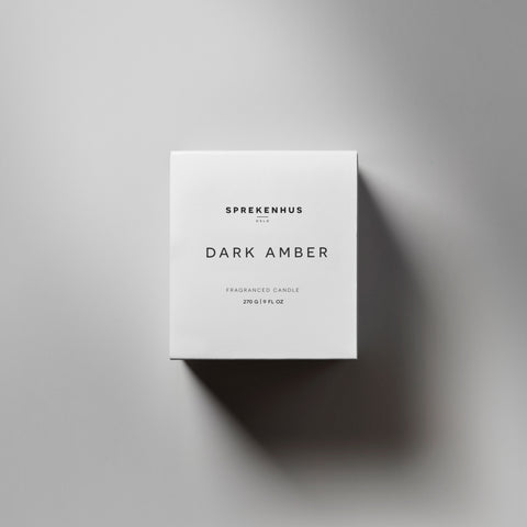 Sprekenhus - Duftlys Dark Amber 270g - Norway Designs