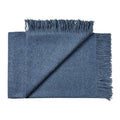 Silkeborg Uldspinderi Pledd Cusco Demin Blue - Norway Designs