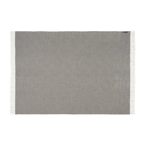 Silkeborg Uldspinderi Pledd La Paz Light Grey - Norway Designs