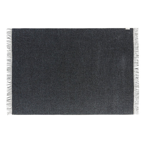 Silkeborg Uldspinderi Arequipa Pledd Dark Grey - Norway Designs