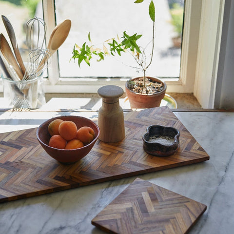 Skagerak - Fjøl Sild Tray 16x55cm Teak - Norway Designs