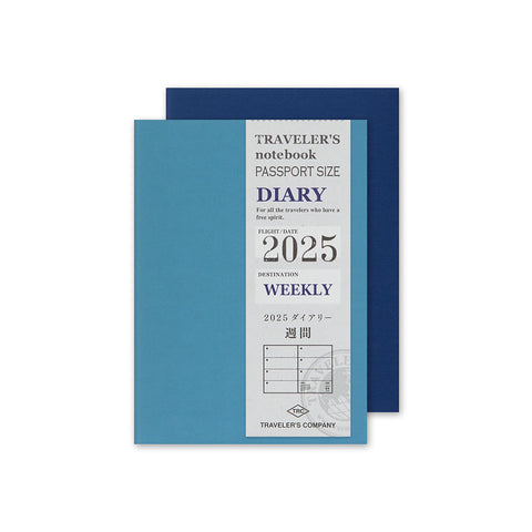 Travelers Company  - Notebook Passport Diary 2025 Ukekalender - Norway Designs