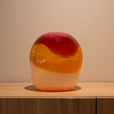 Ida Siebke - Vase Solnedgang Glass Rosa/Orange - Norway Designs