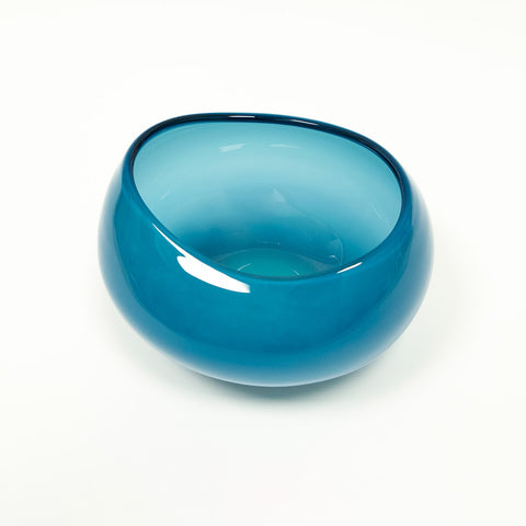 Kari Mølstad Glasskål Liten Aqua - Norway Designs