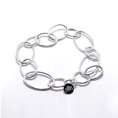 MoM of Sweden - SHORT LINK Armbånd Sølv - Norway Designs