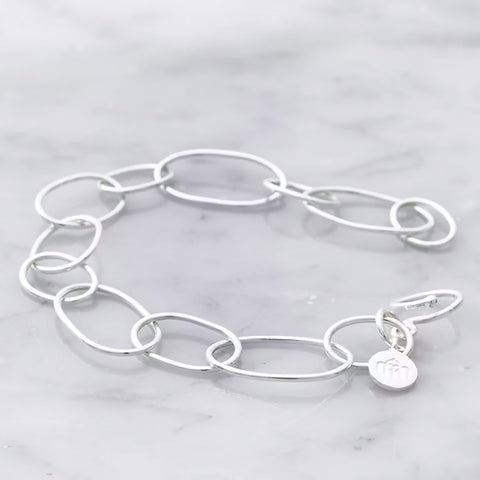 MoM of Sweden - SHORT LINK Armbånd Sølv - Norway Designs