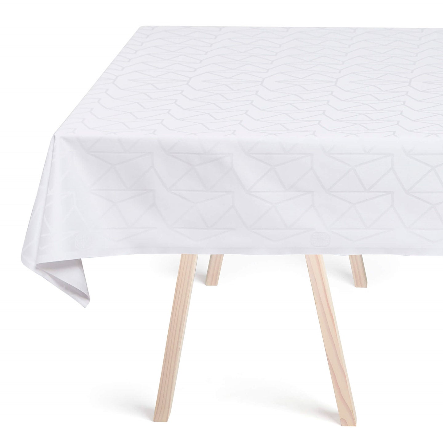 Georg Jensen Damask Arne Jacobsen Tablecloth 140x240cm White