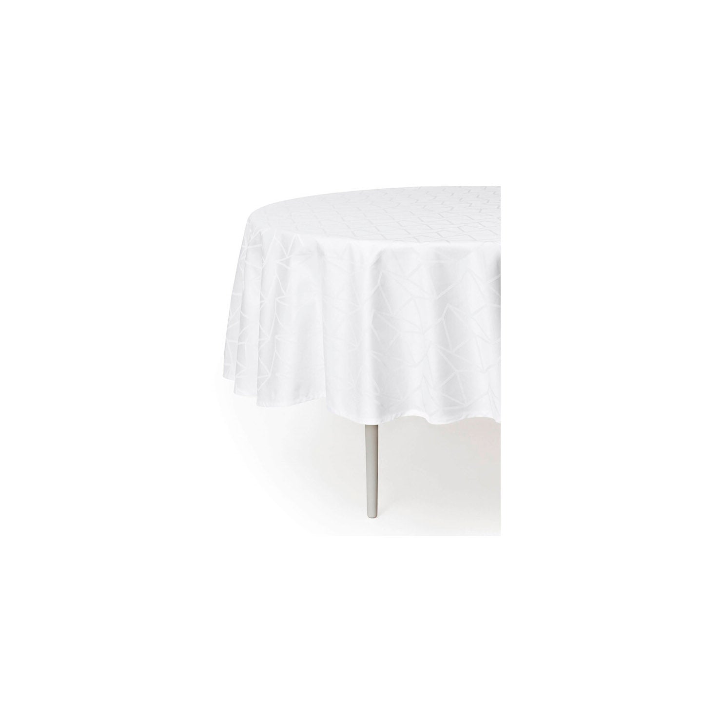 Georg Jensen Damask Arne Jacobsen Tablecloth Round 160cm White