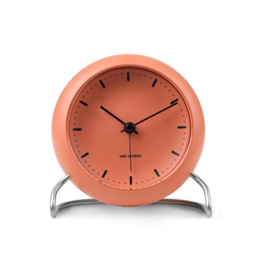 Rosendahl AJ City Hall Alarm Clock 11cm Light Orange